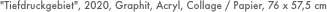   "Tiefdruckgebiet", 2020, Graphit,